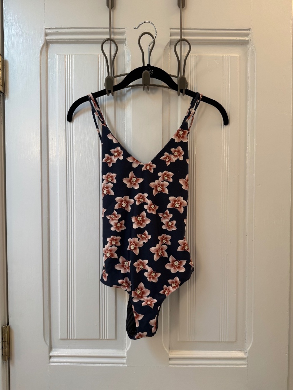Acacia Swimwear Crew Isle Orchid Print Full Piece Sz Large